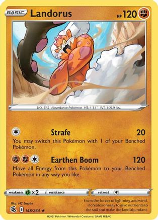 Landorus 148 - Holofoil - Holo Rare