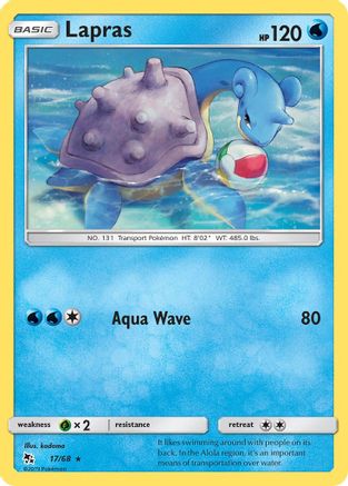 Lapras 017  - Rare