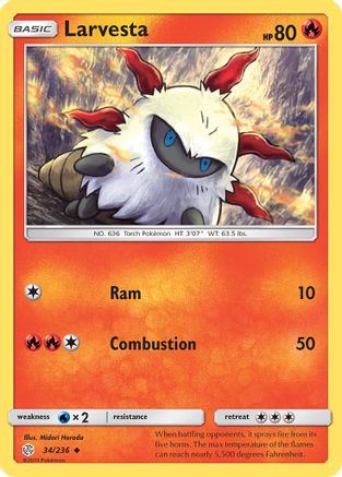Larvesta 034/236 - Uncommon