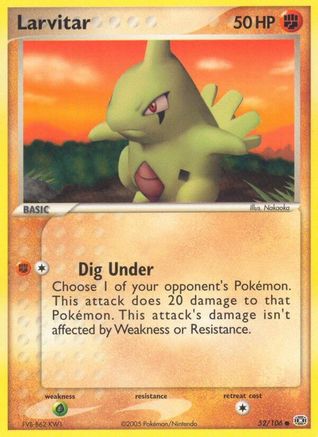 Larvitar - Reverse Holofoil - Common