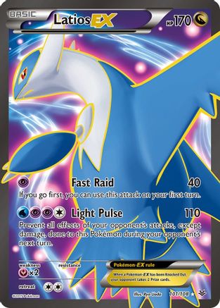Latios EX (101 Full Art) (101 Full Art) 101/108 - Holofoil - Ultra Rare