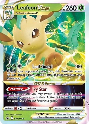 Leafeon VSTAR SWSH195 - Holofoil - Promo