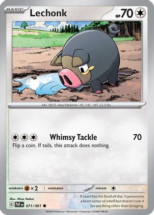 Lechonk 071/091 - Common