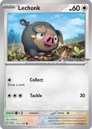 Lechonk (Pokemon Center Exclusive) 155 - Holofoil - Common
