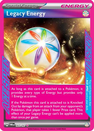 Legacy Energy 167 - Holofoil - ACE SPEC Rare