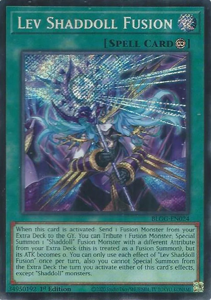 Lev Shaddoll Fusion (BLGG-EN024) - Secret Rare