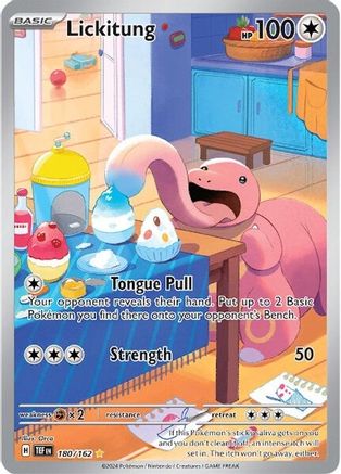 Lickitung 180/162 - Holofoil - Illustration Rare