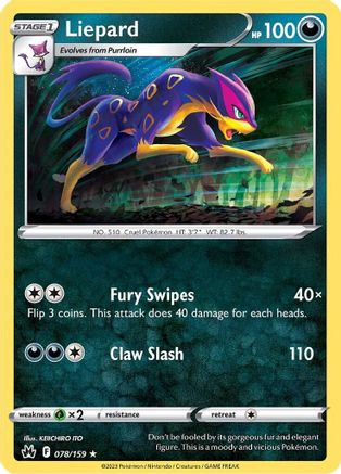 Liepard 078 - Rare