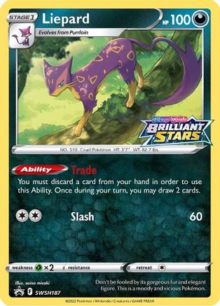 Liepard SWSH187 - Holofoil - Promo