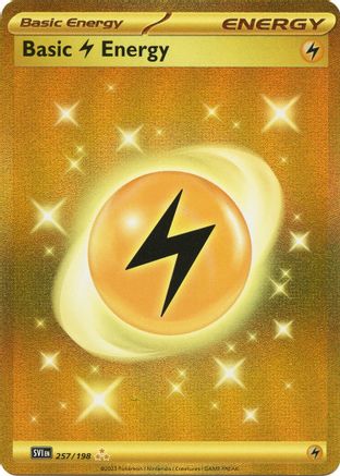 Basic Lightning Energy 257/198 - Holofoil - Hyper Rare