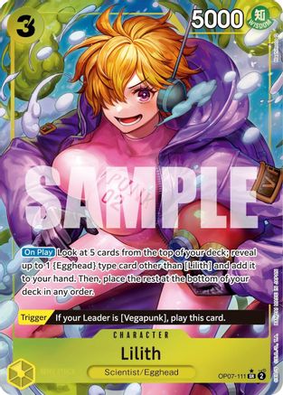 Lilith (Parallel) (OP07-111) - Super Rare