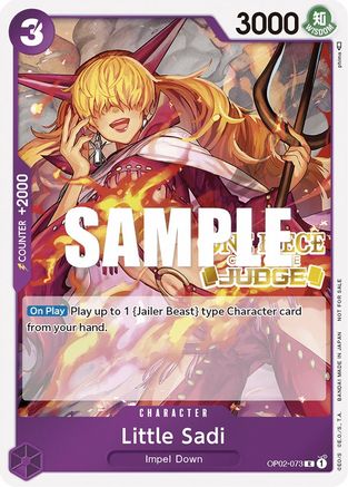 Little Sadi (Judge) (OP02-073) - Promo