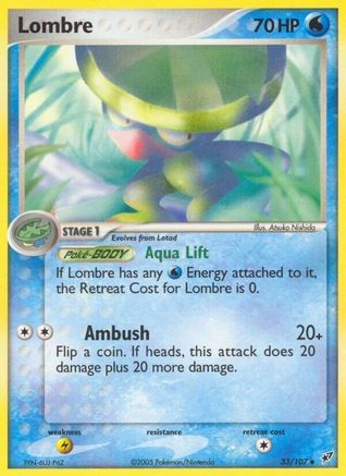 Lombre - 033/107/107 - Reverse Holofoil - Uncommon