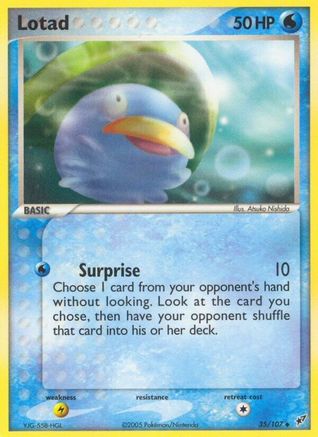Lotad - 035/107/107 - Reverse Holofoil - Uncommon