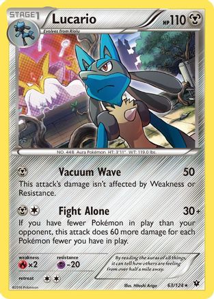 Lucario (Cosmos Holo) 063/124 - Holofoil - Promo