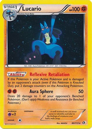 Lucario (Cosmos Holo) 080/113 - Holofoil - Promo
