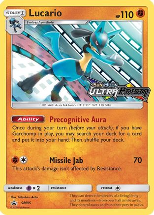 Lucario - SM95 (Prerelease) - Holofoil - Promo
