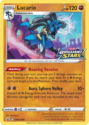 Lucario SWSH186 - Holofoil - Promo