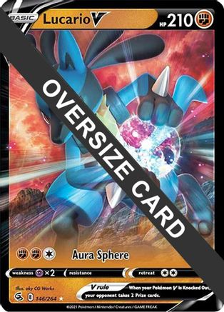 Lucario V - 146/264/264 - Holofoil - Ultra Rare