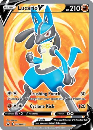 Lucario V SWSH213 - Holofoil - Promo