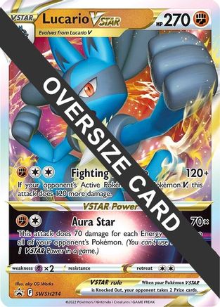 Lucario VSTAR SWSH214 - Holofoil - Promo