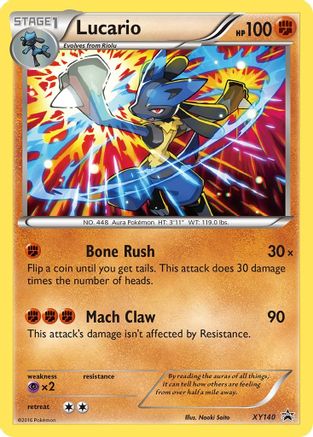 Lucario XY140 - Holofoil - Promo