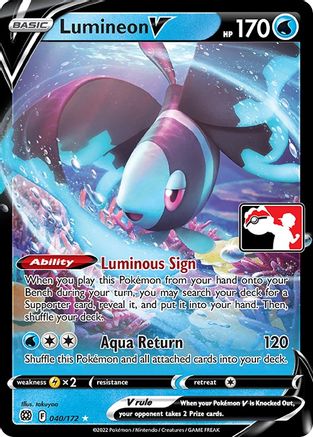 Lumineon V/172 - Holofoil - Ultra Rare - Image 13