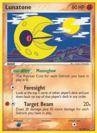 Lunatone - Reverse Holofoil - Uncommon