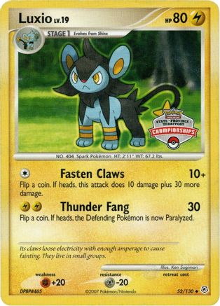 Luxio - 52/130 (State Championship Promo)/130 - Promo