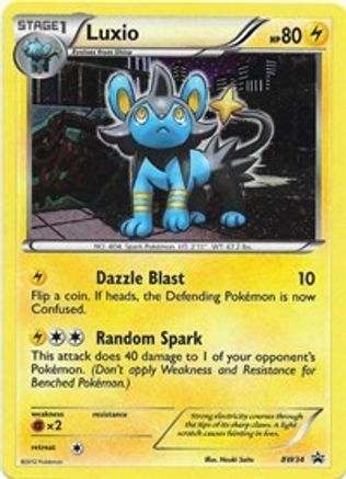 Luxio - BW34 (Cosmos Holo) - Holofoil - Holo Rare