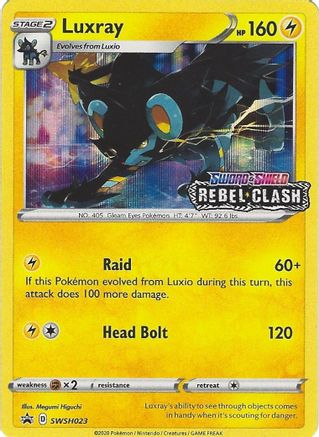 Luxray (Prerelease) SWSH023 - Holofoil - Promo