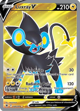 Luxray V (Full Art) 168 - Holofoil - Ultra Rare