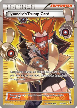 Lysandre's Trump Card (118 Full Art) (118 Full Art) 118/119 - Holofoil - Ultra Rare