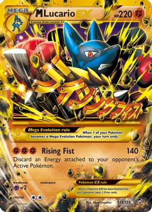 M Lucario EX (Secret) 113 - Holofoil - Secret Rare