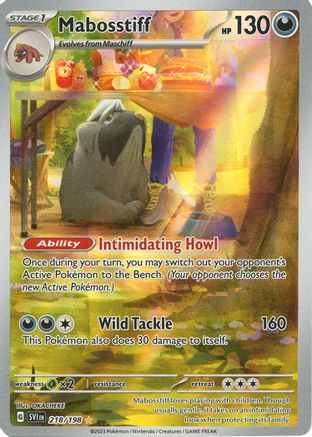 Mabosstiff 218/198 - Holofoil - Illustration Rare