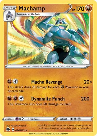 Machamp 026 - Holofoil - Holo Rare