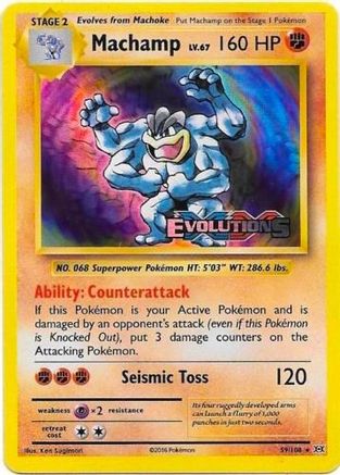 Machamp (XY Evolutions Prerelease) - Holofoil - Promo
