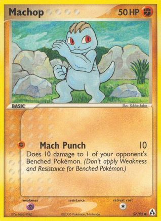 Machop/92 - Reverse Holofoil - Common