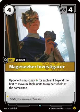 Mageseeker Investigator (163/219) - Unleashed Foil
