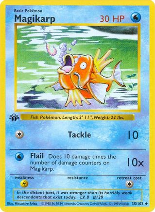 Magikarp 035 - 1st Edition - Uncommon