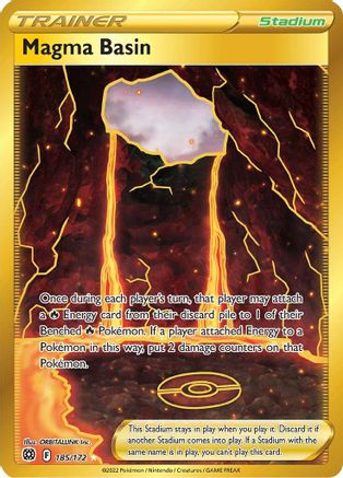 Magma Basin (Secret) 185 - Holofoil - Secret Rare