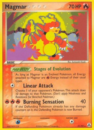 Magmar - Reverse Holofoil - Rare