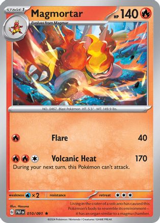 Magmortar 010  - Holofoil - Rare