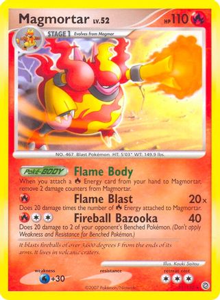Magmortar - 31/132 (Secret Wonders)/132 - Holofoil - Holo Rare