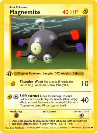 Magnemite 053 - 1st Edition - Common