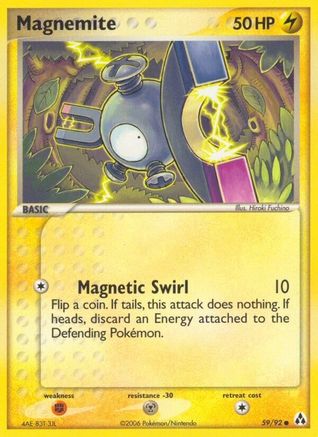 Magnemite 059 - Reverse Holofoil - Common
