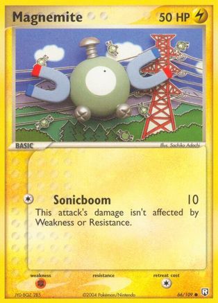 Magnemite 066 - Reverse Holofoil - Common