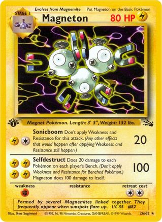 Magneton (26) (26) 026 - 1st Edition - Rare