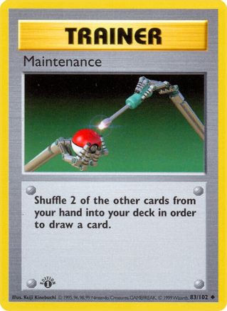 Maintenance 083  - 1st Edition - Uncommon