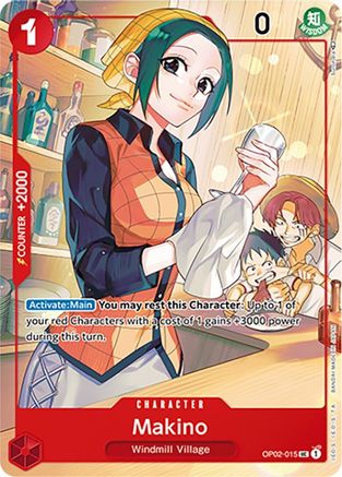 Makino (Japanese 1st Anniversary Set) (OP02-015) - Uncommon
